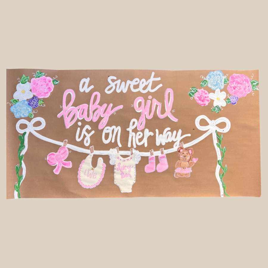 Custom Hand-Painted Celebration Banner (72" x 36")